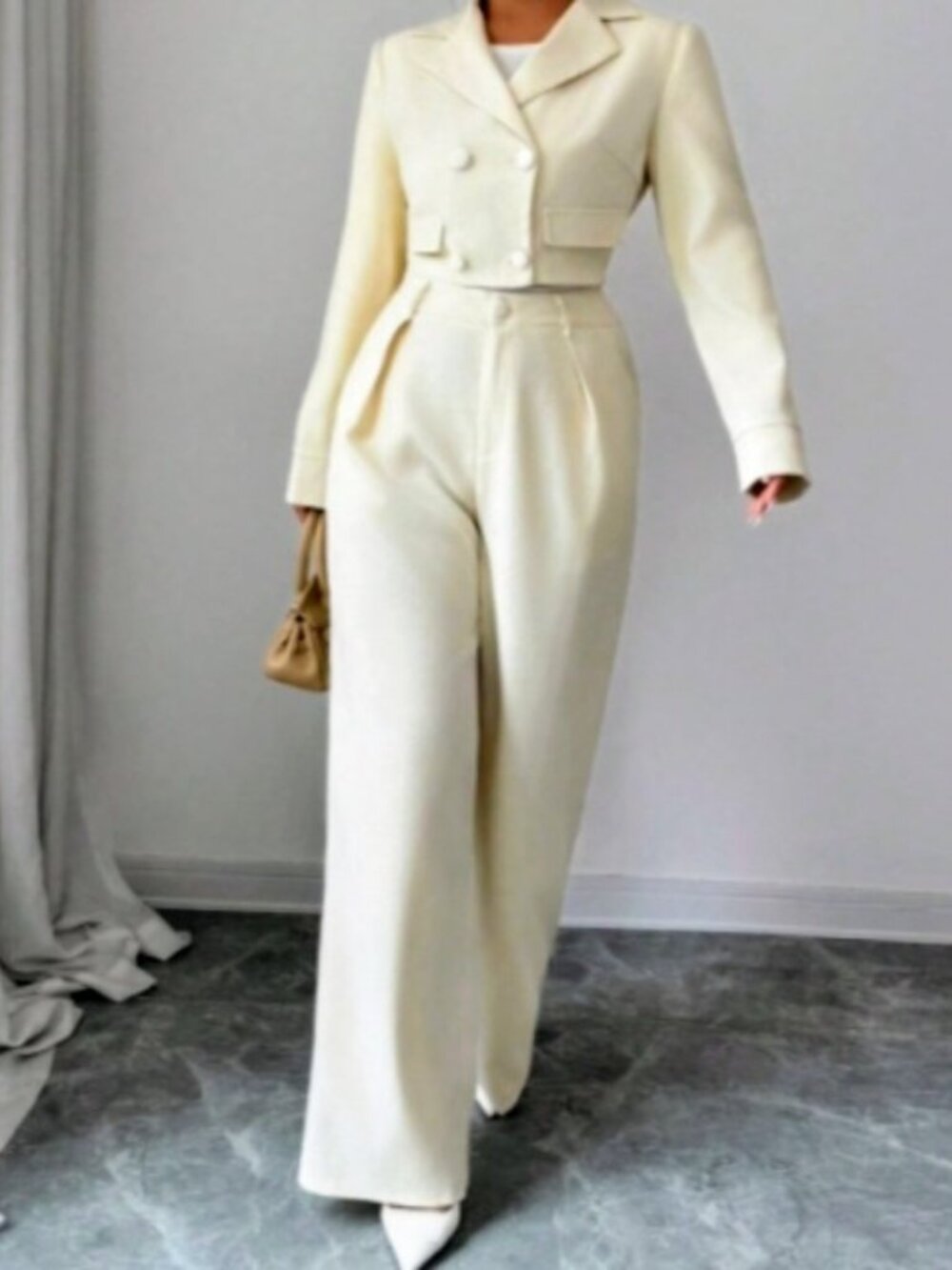 Lovely Two Piece Ladies Pants Suit (XL) - Picture 1 of 4